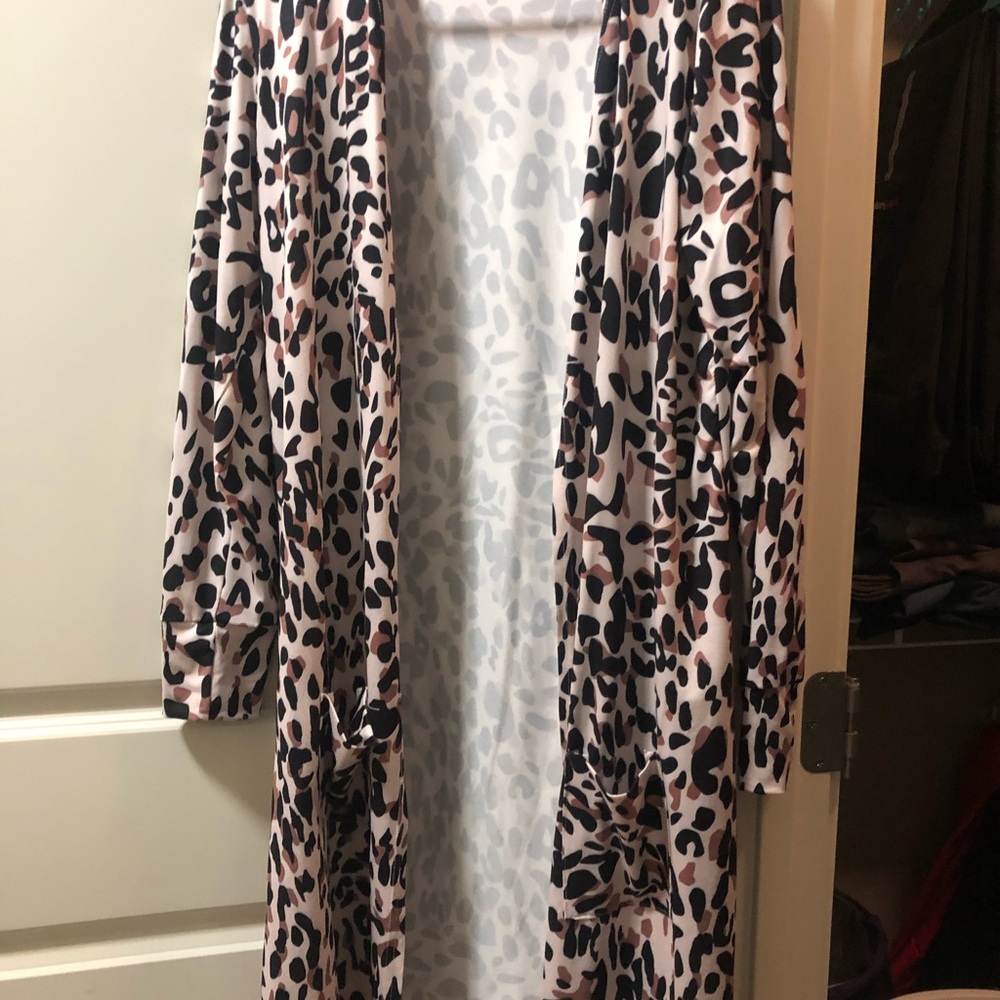 Leopard Duster Cardigan